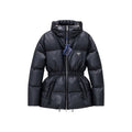 Prada Cinched Waist Hooded Down Jacket