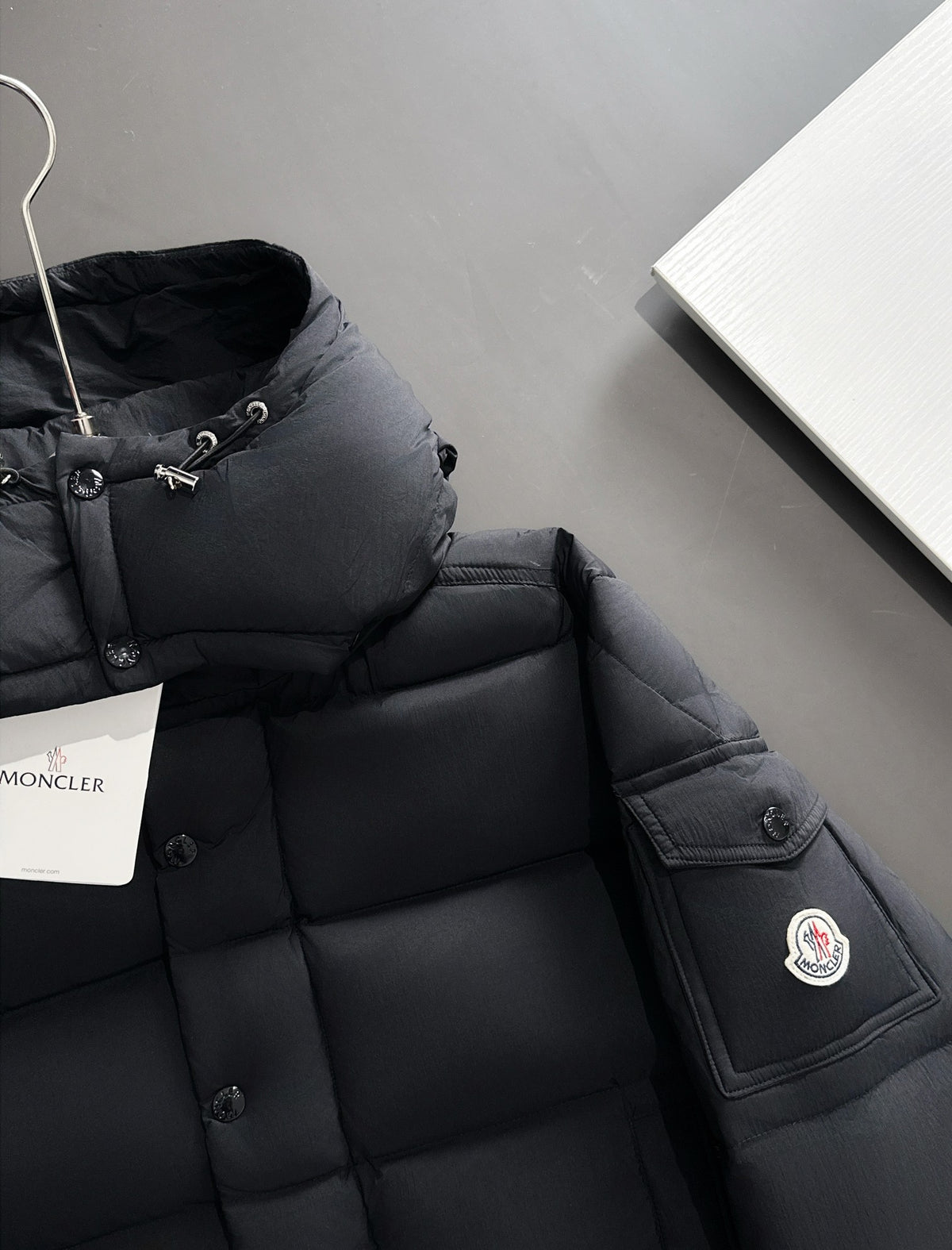Moncler Montgenevre Down Jacket Matte Black