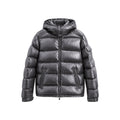 Moncler Maya Short Down Jacket - Shiny Grey