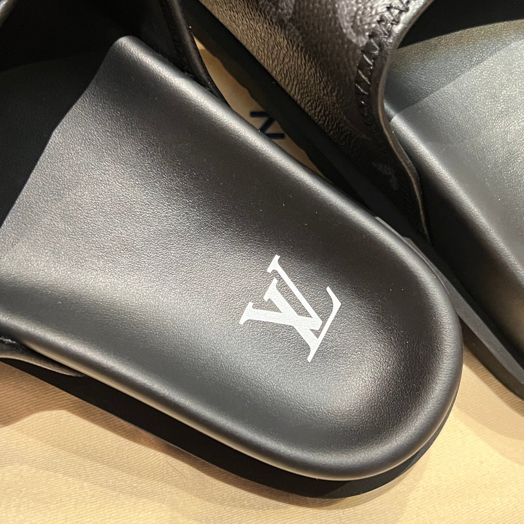 LV Waterfront Mule 'Monogram Eclipse Black'