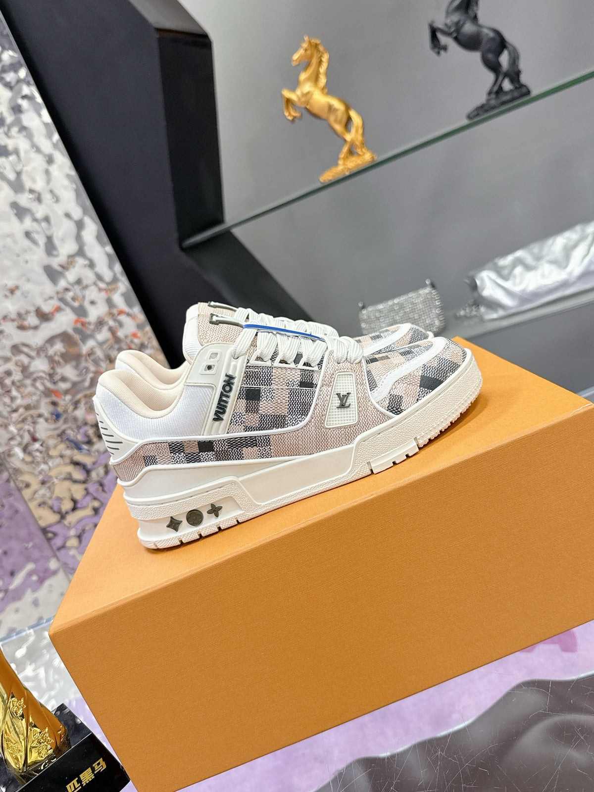 LV Trainer Sneaker 'Damier Pop Beige'