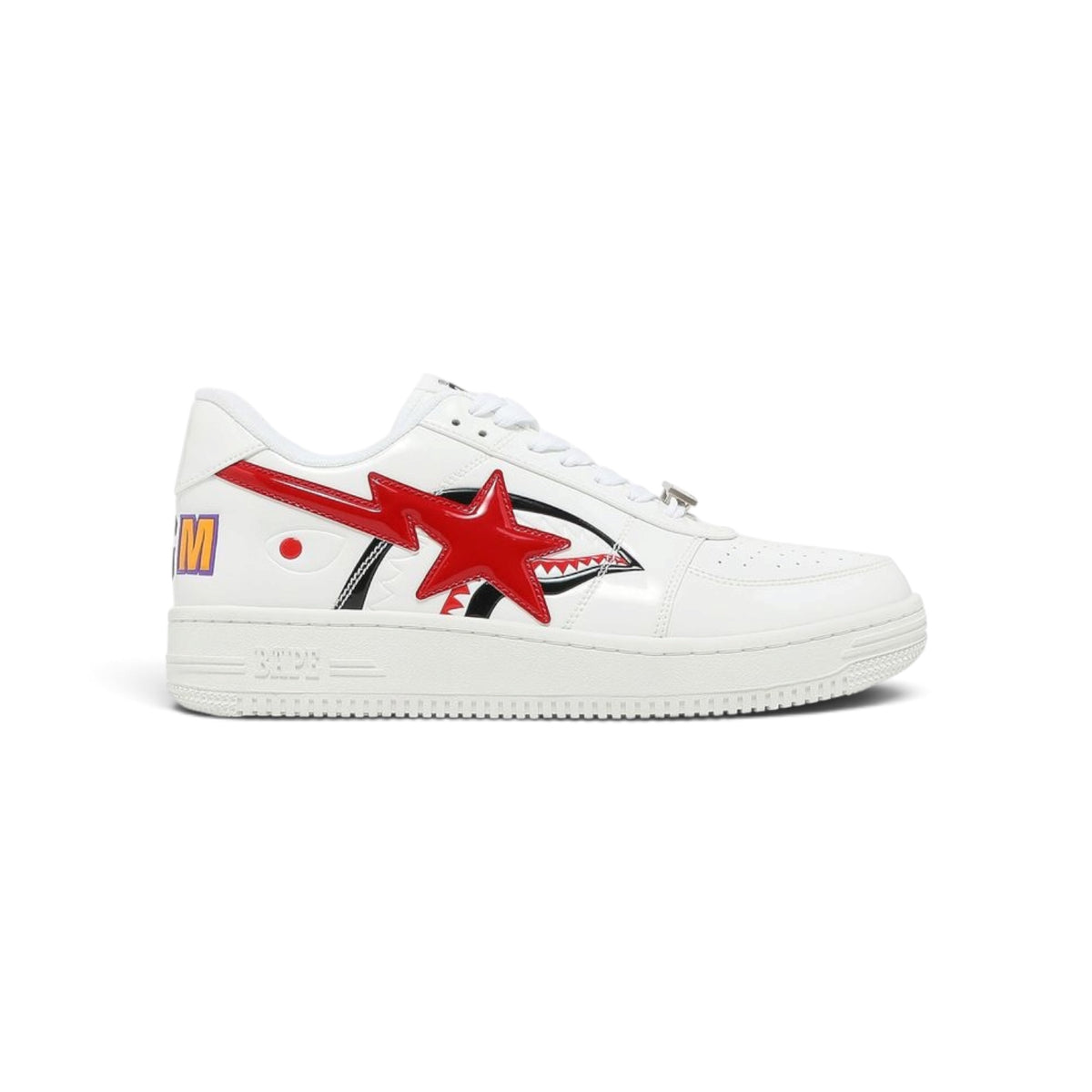 Bapesta Low 'Shark White Red'