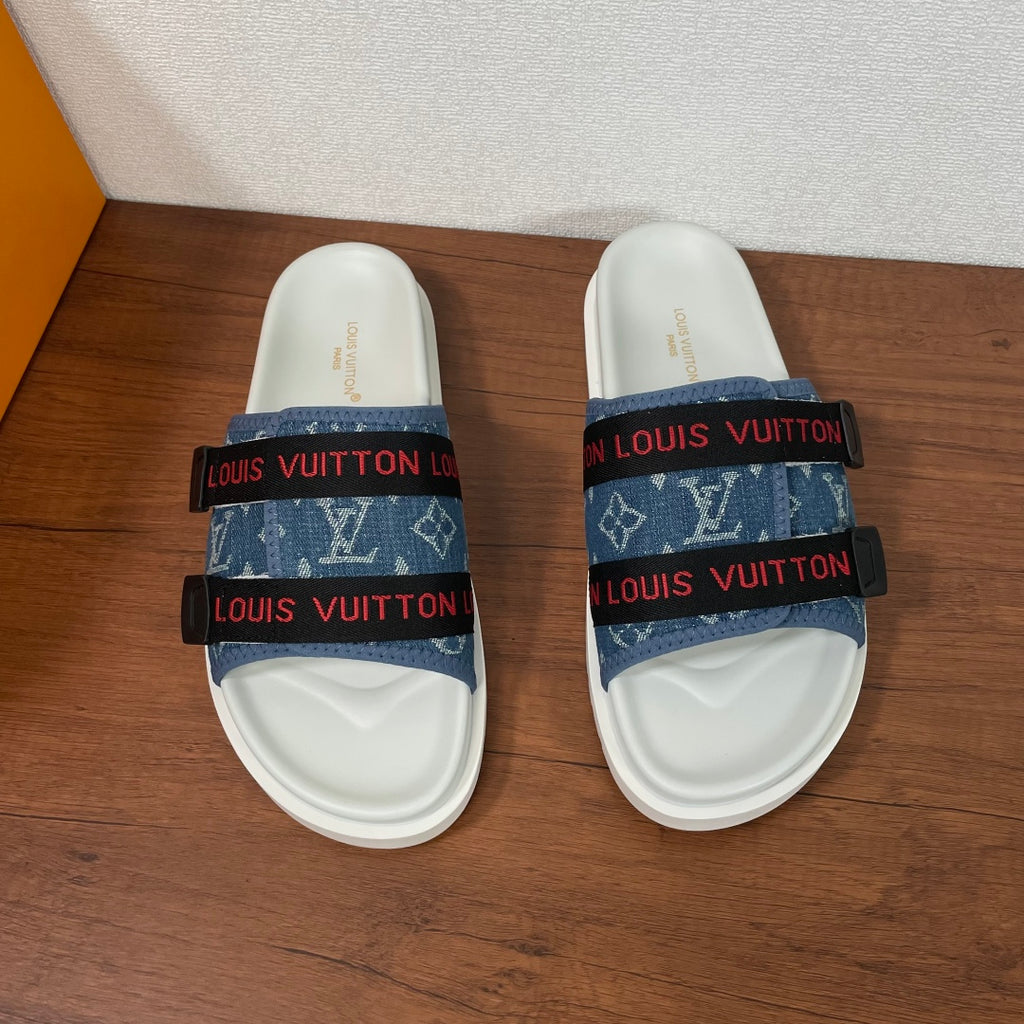 LV Waterfront Mule 'Monogram Denim'
