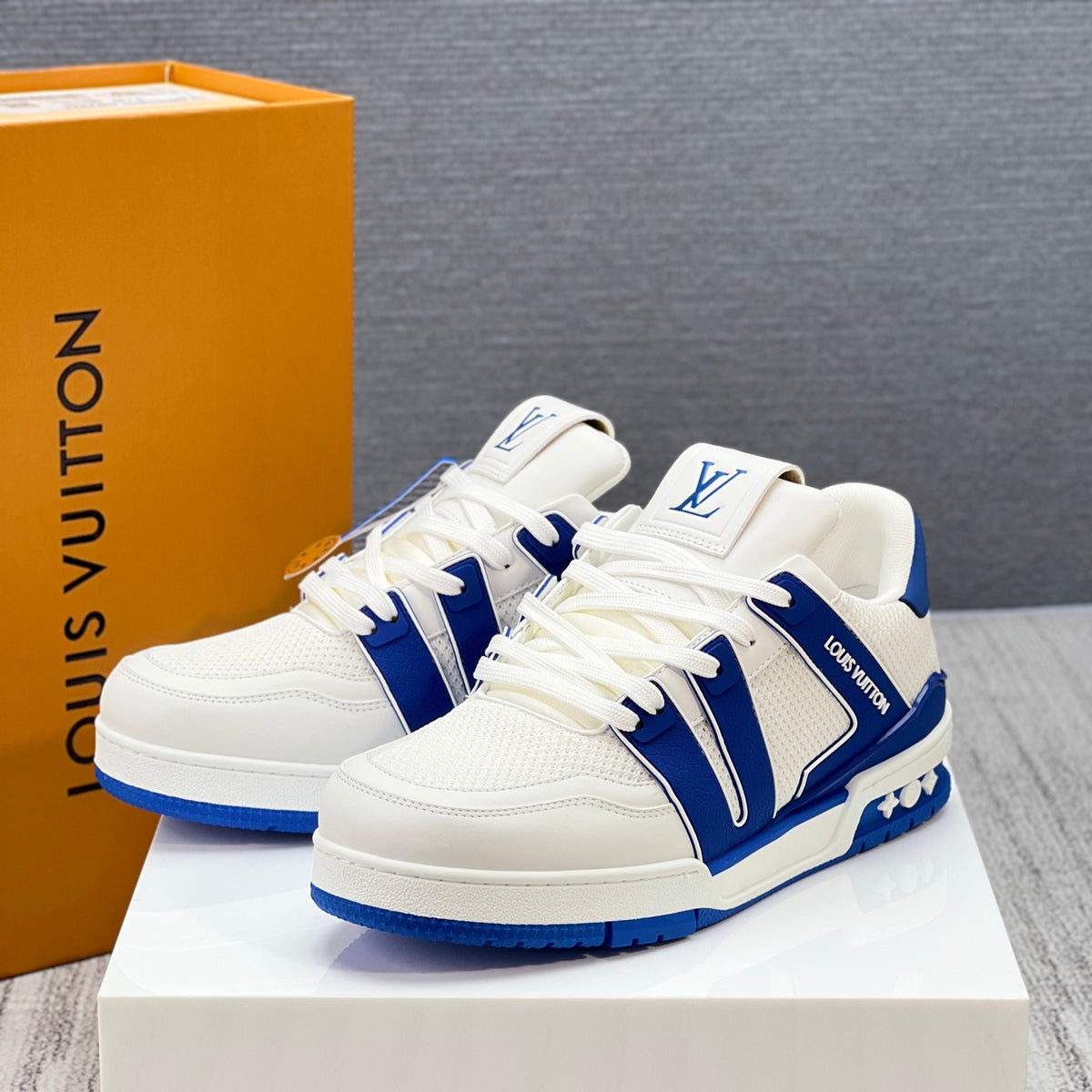 LV Trainer Sneaker 'Mesh White Blue 54'