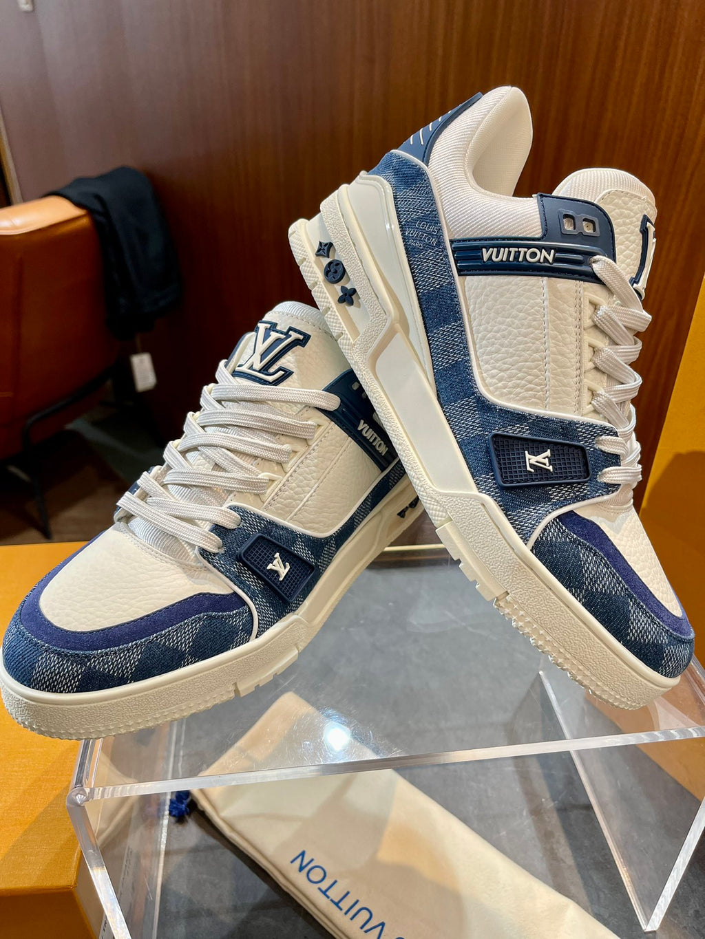 LV Trainer Sneaker 'Damier Blue White'