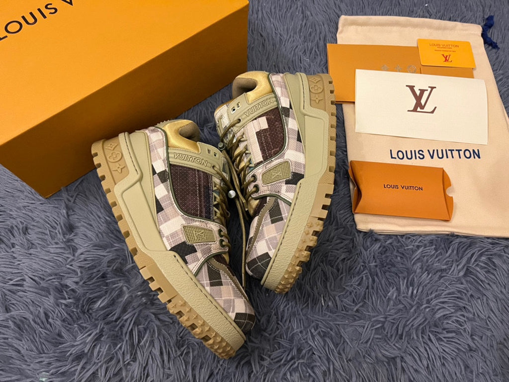 LV Maxi Trainer Sneaker 'Damoflage Khaki Green'
