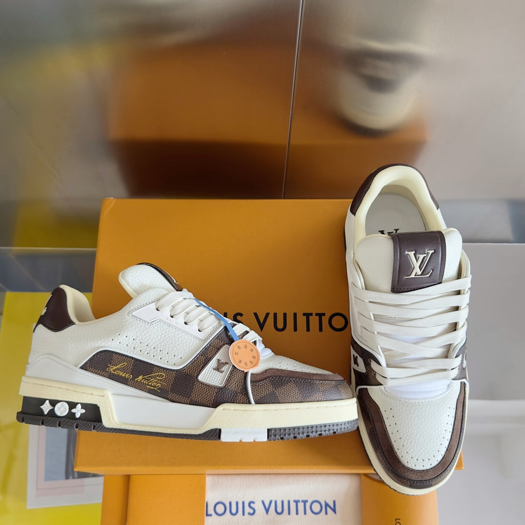 LV Trainer Sneaker 'Damier Ebene White'