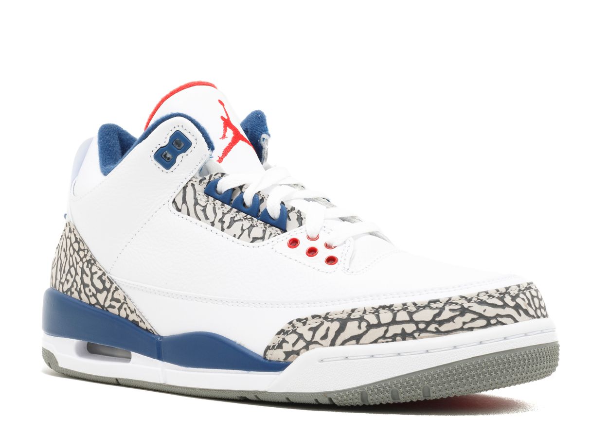 JORDAN 3 RETRO TRUE BLUE