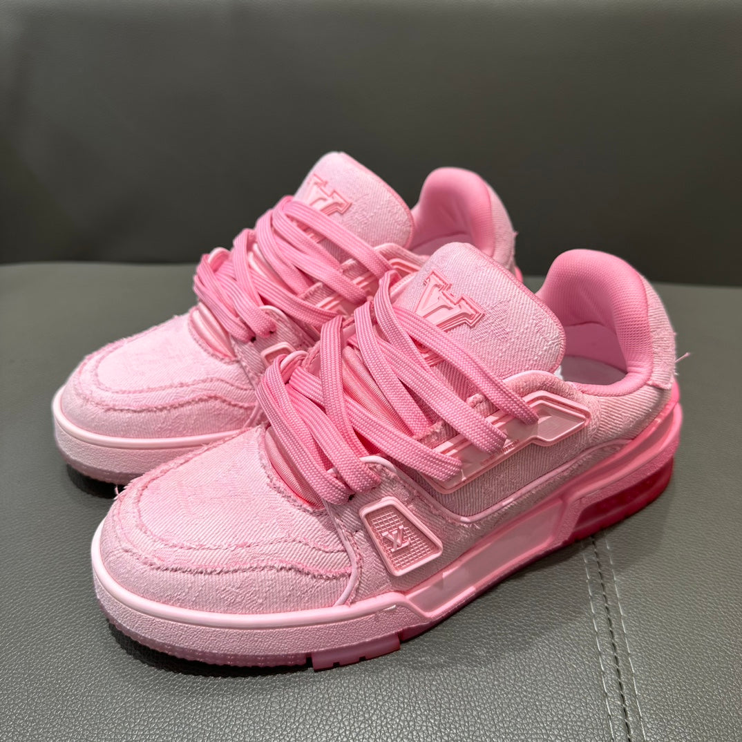 LV Trainer Sneaker 'Monogram Denim Pink'