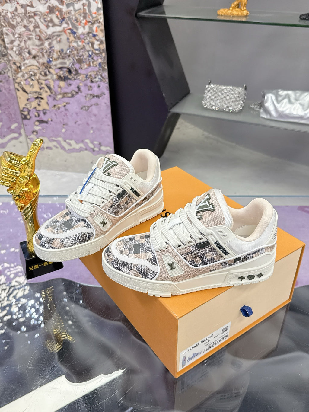 LV Trainer Sneaker 'Damier Pop Beige'