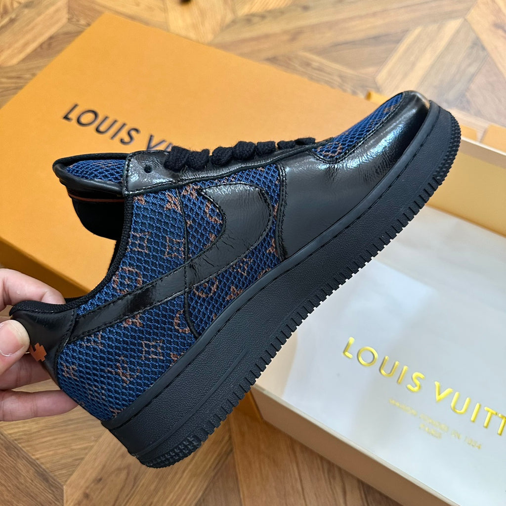 LV x Nike AF1 'Knit Blue'