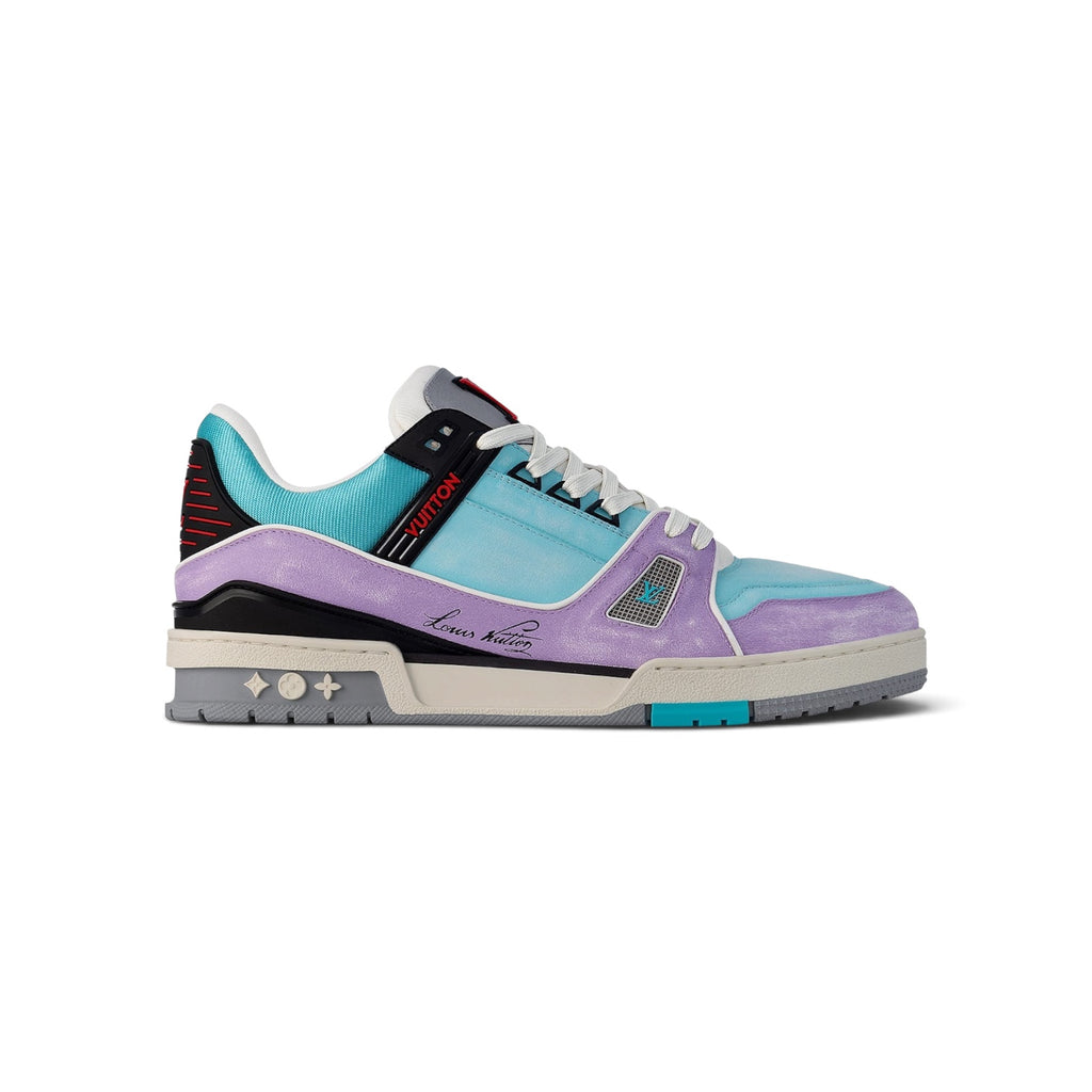 LV Trainer Sneaker 'Cyan Light Purple'