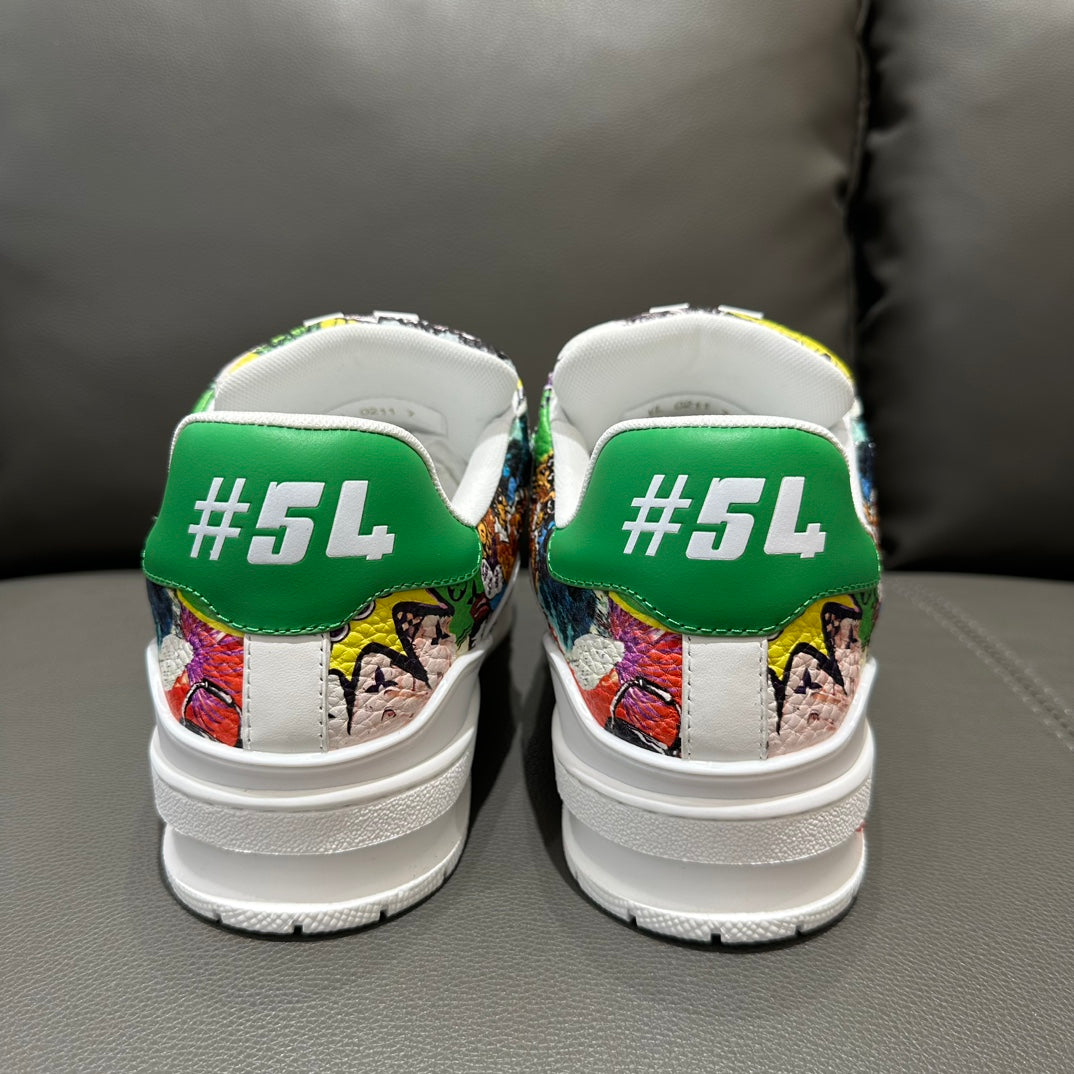 LV Trainer Sneaker 'Comic Print White Green'