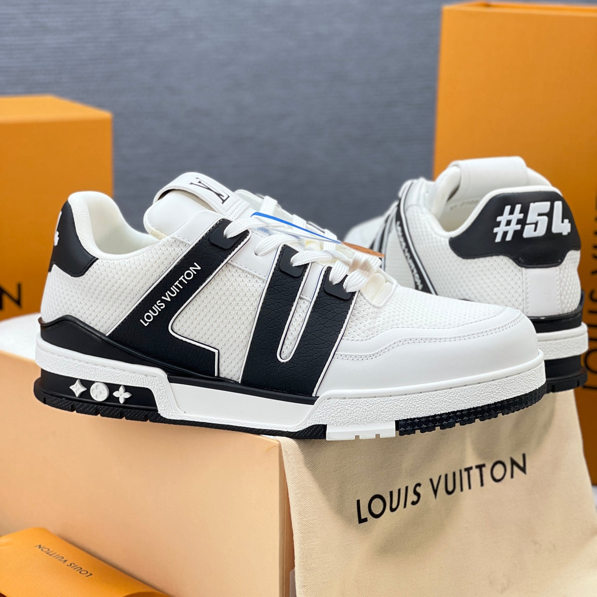 LV Trainer Sneaker 'Mesh White Black 54'