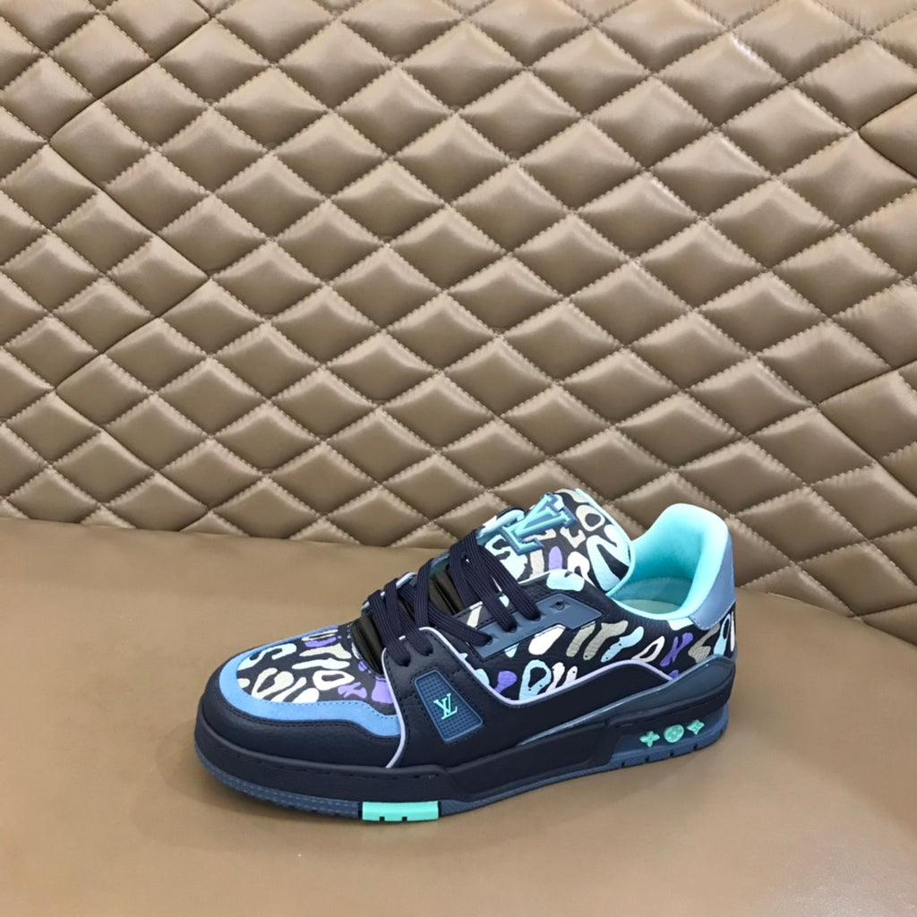 LV Trainer Sneaker 'Monogram Comics Blue'