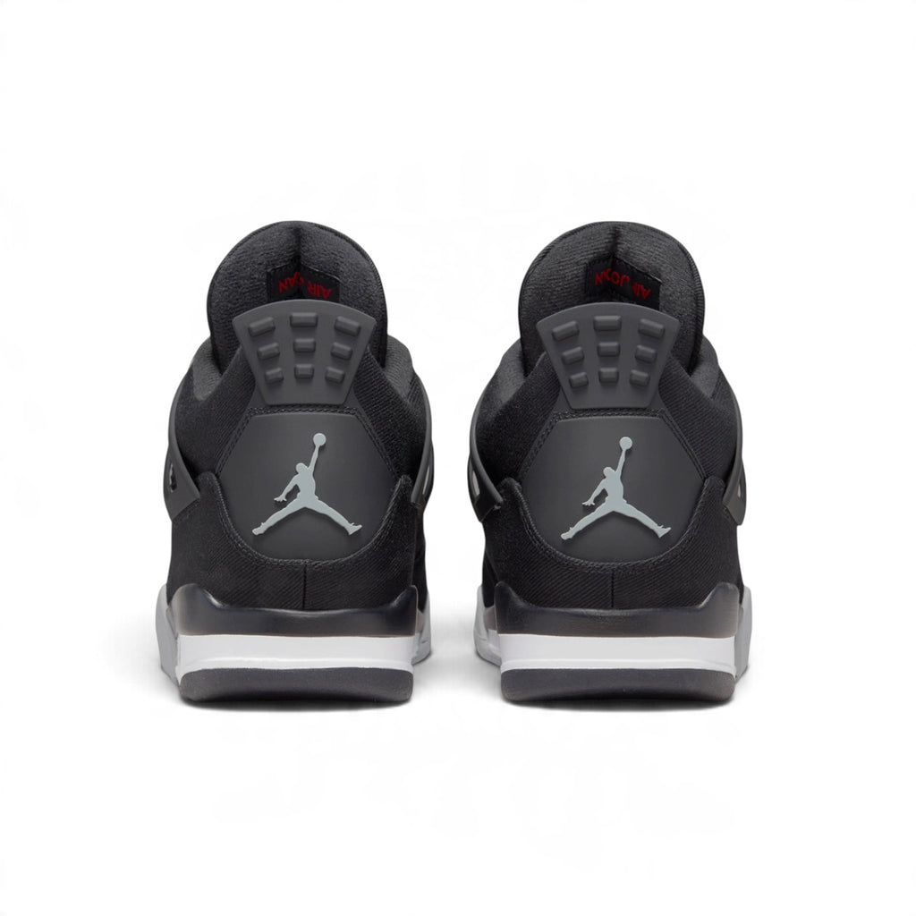 AIR JORDAN 4 RETRO BLACK CANVAS