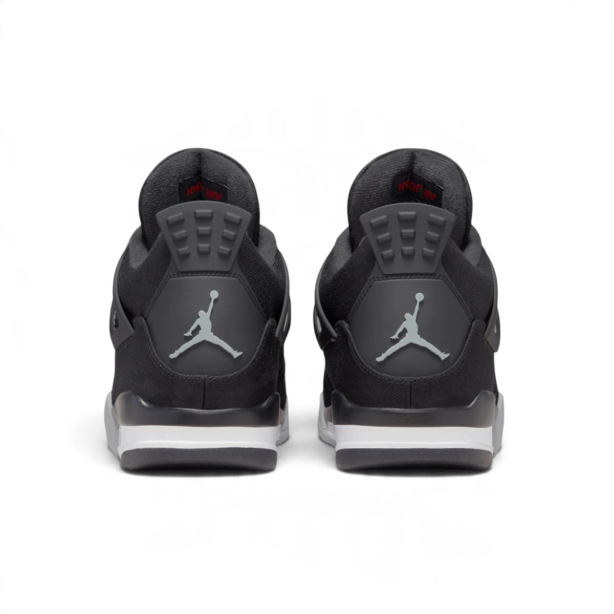 AIR JORDAN 4 RETRO BLACK CANVAS