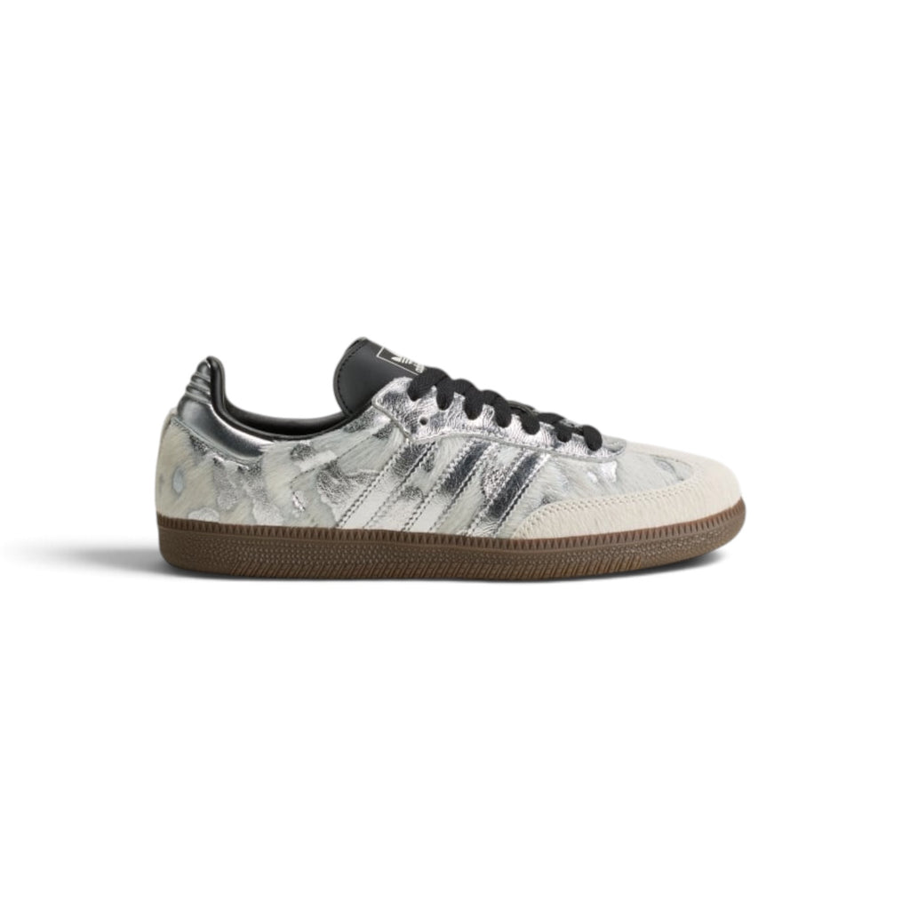Samba OG Metallic Silver Cow Print