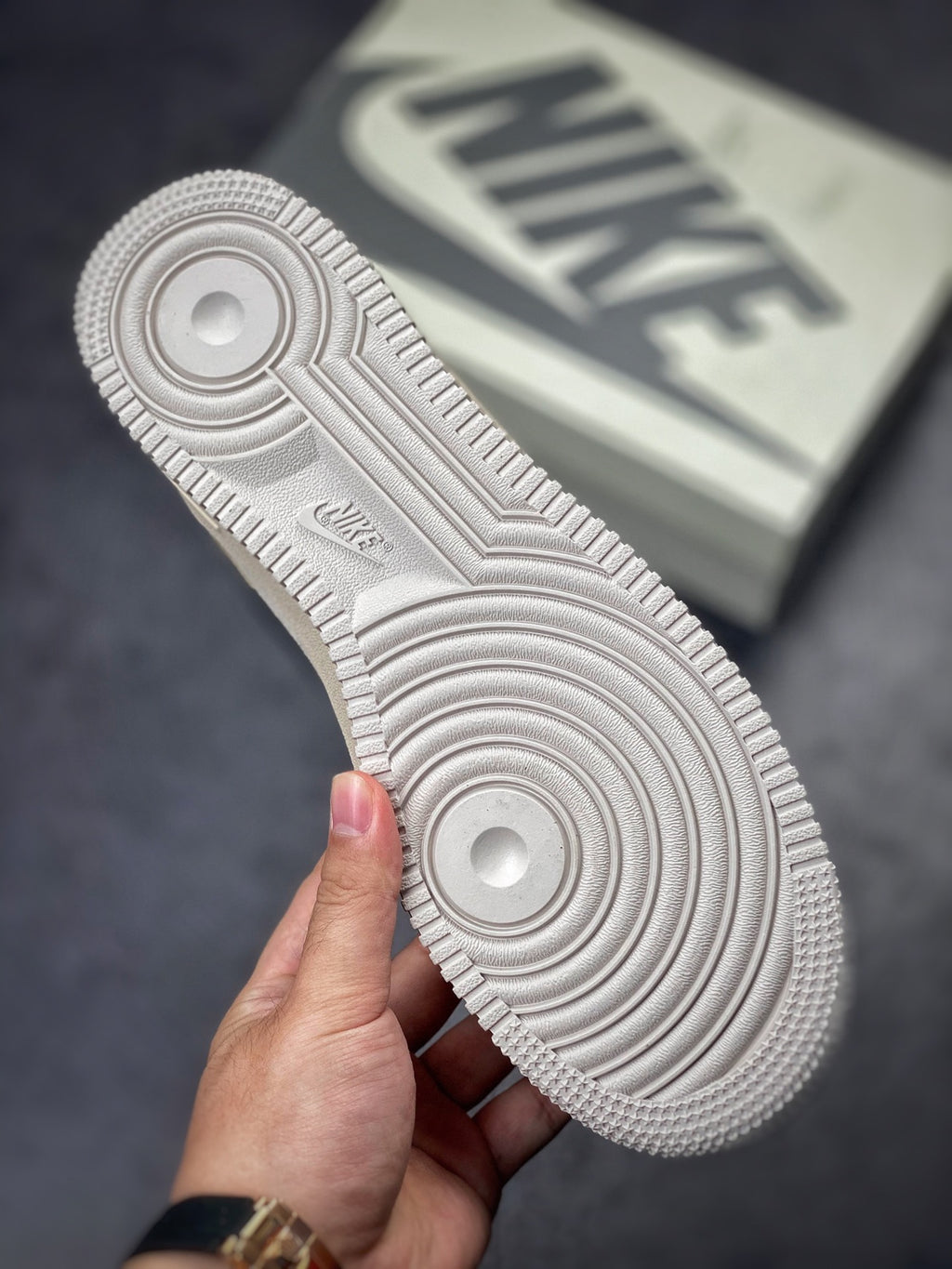 LV x Nike AF1 'Sail Black'