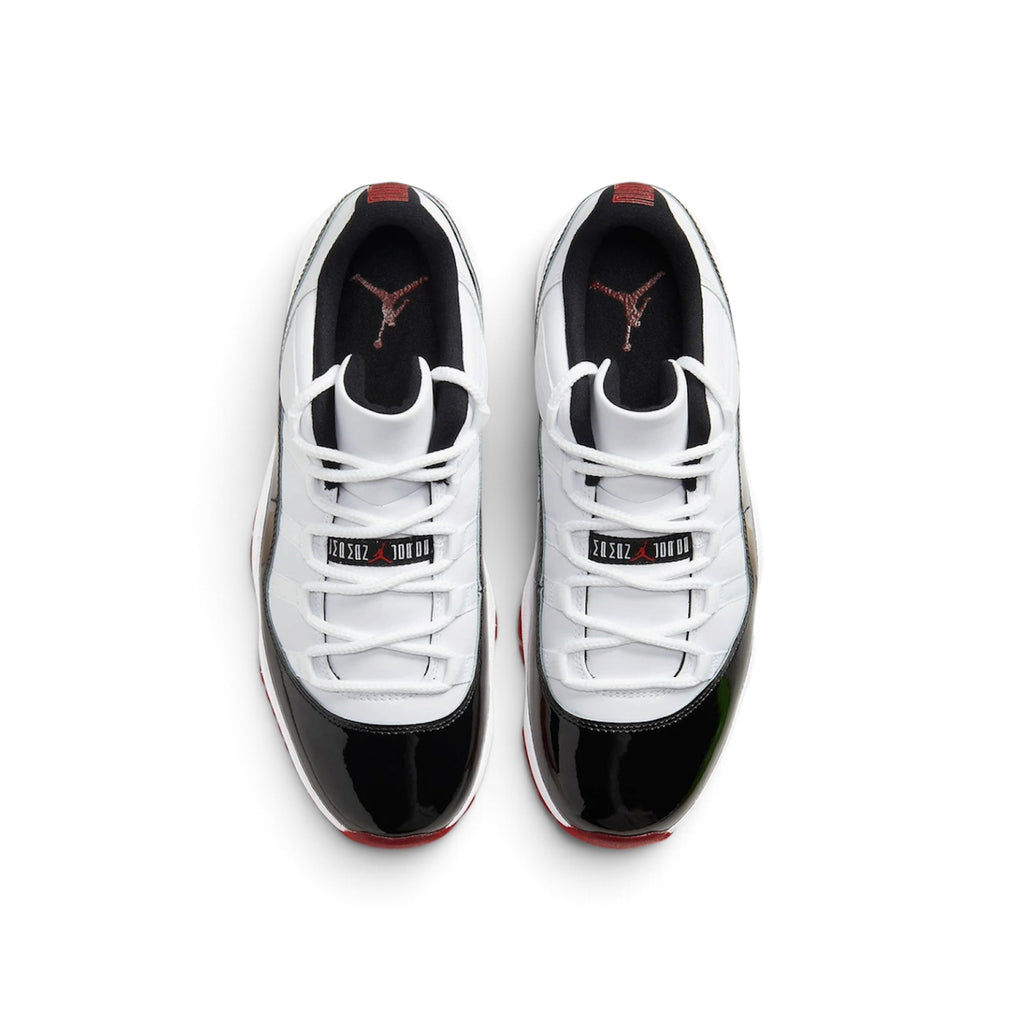AIR JORDAN 11 RETRO LOW WHITE/BLACK-TRUE RED