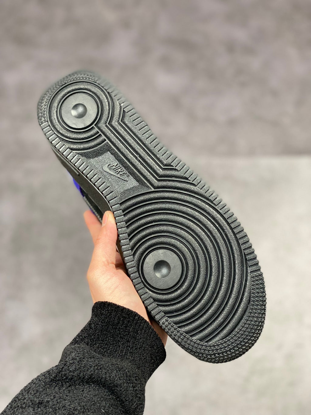 LV x Nike AF1 'Metallic Silver Purple'