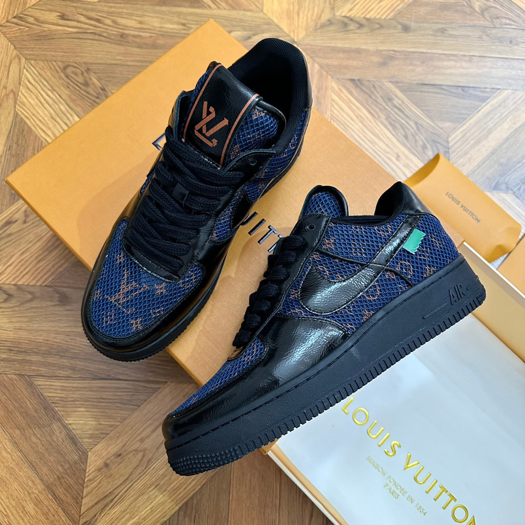 LV x Nike AF1 'Knit Blue'