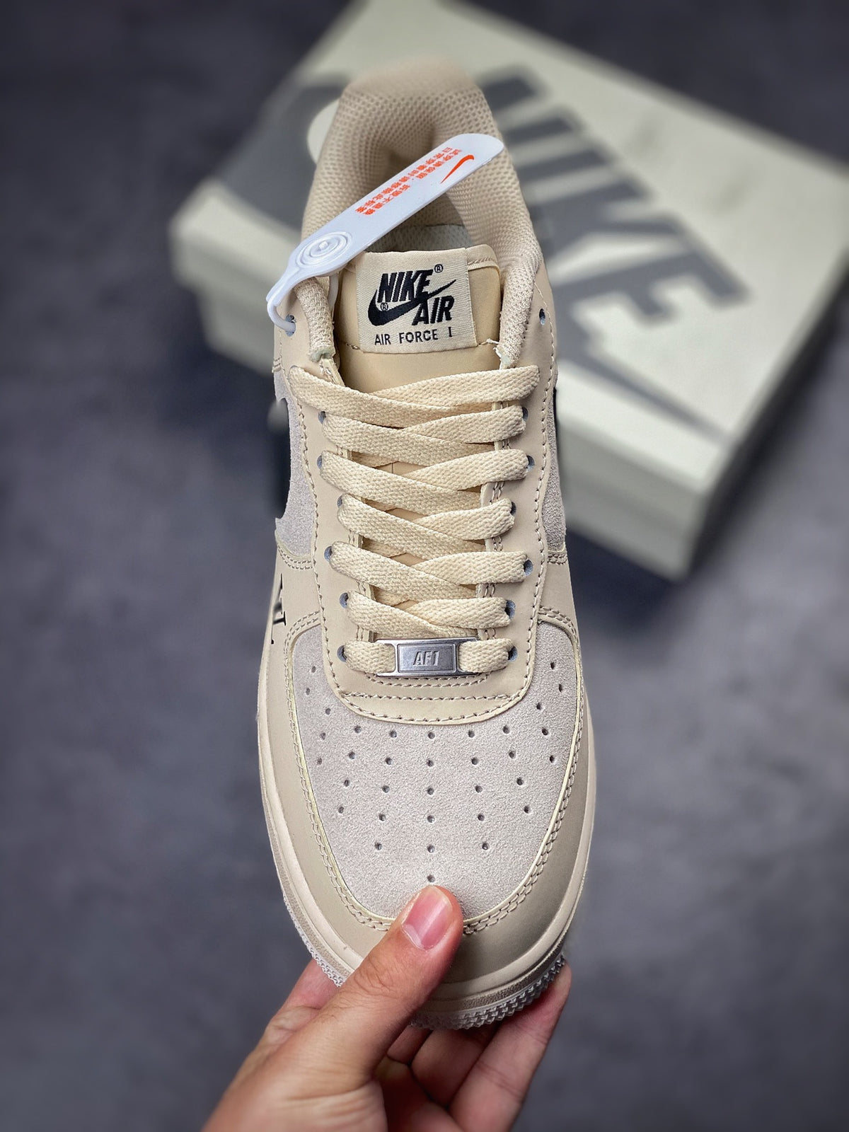 LV x Nike AF1 'Sail Black'