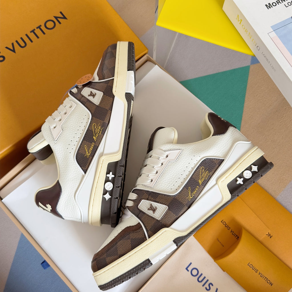 LV Trainer Sneaker 'Damier Ebene White'