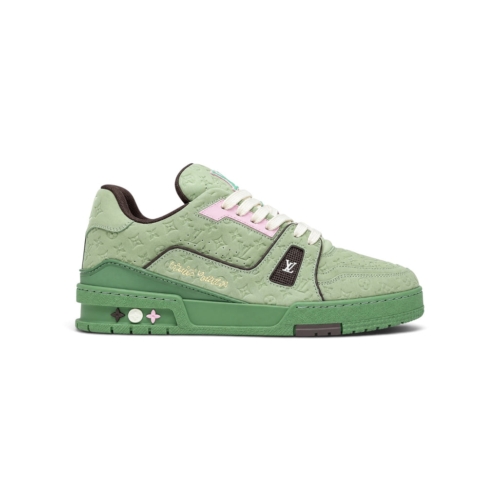 LV Trainer Sneaker 'Monogram Embossed Light Green'