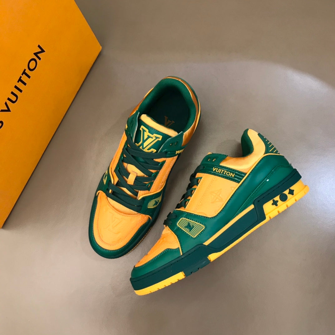 LV Trainer Sneaker 'Green Yellow'