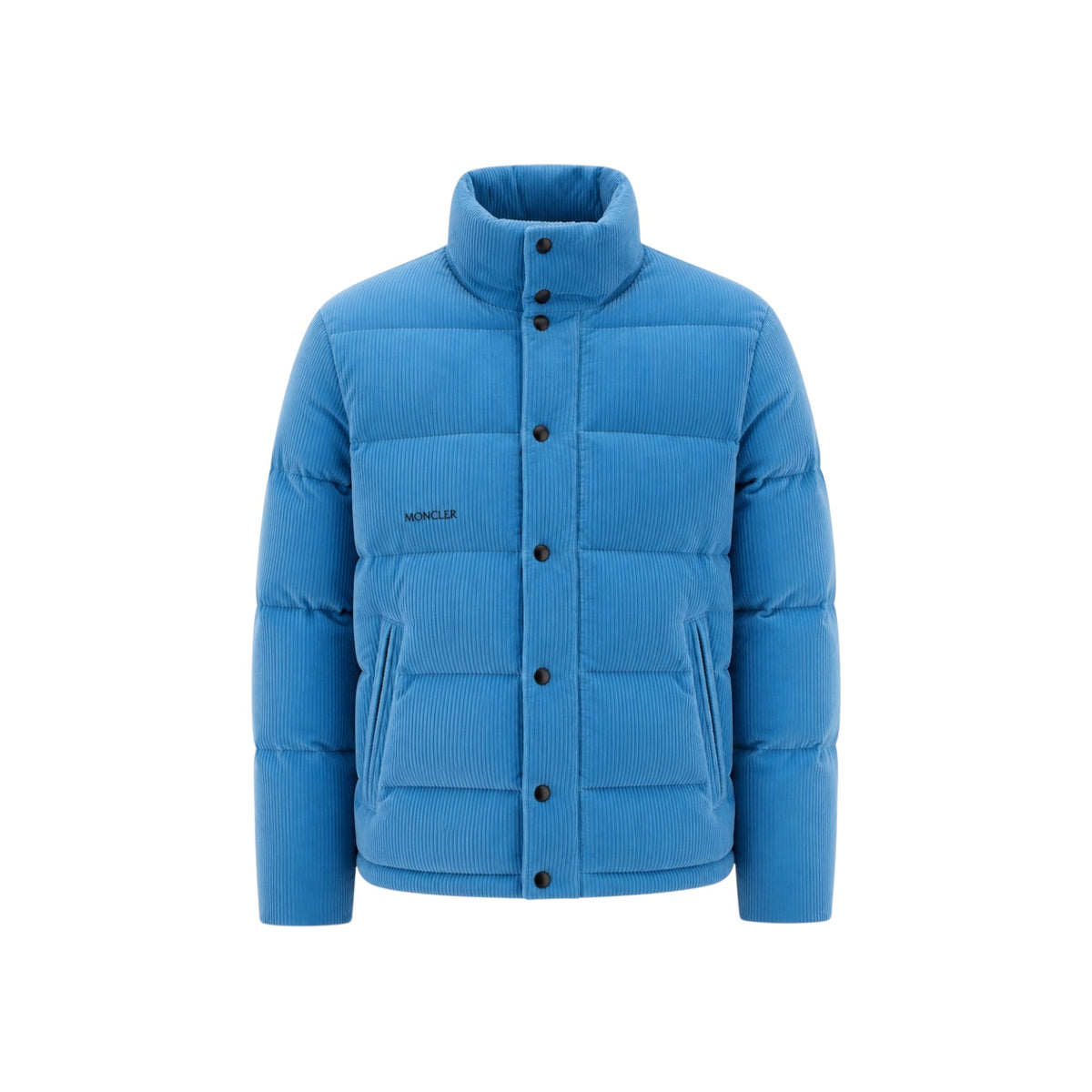 Moncler Corduroy Down Jacket - Electric Blue