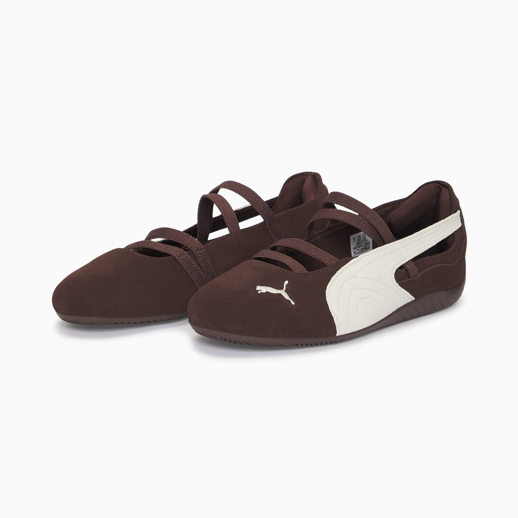 Puma Speedcats Ballet Brown and white