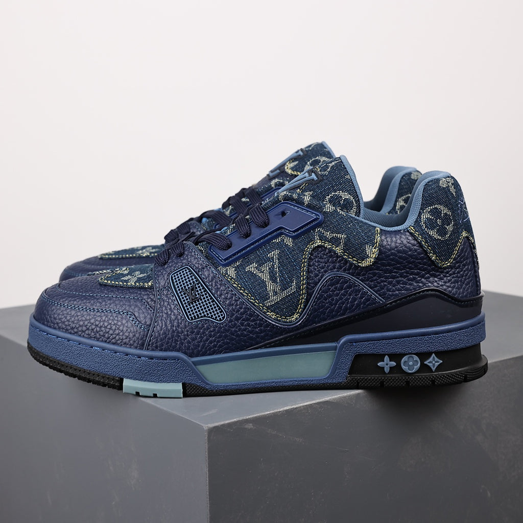 LV Trainer Sneaker 'LV2 Nigo Drip Monogram Denim Navy'