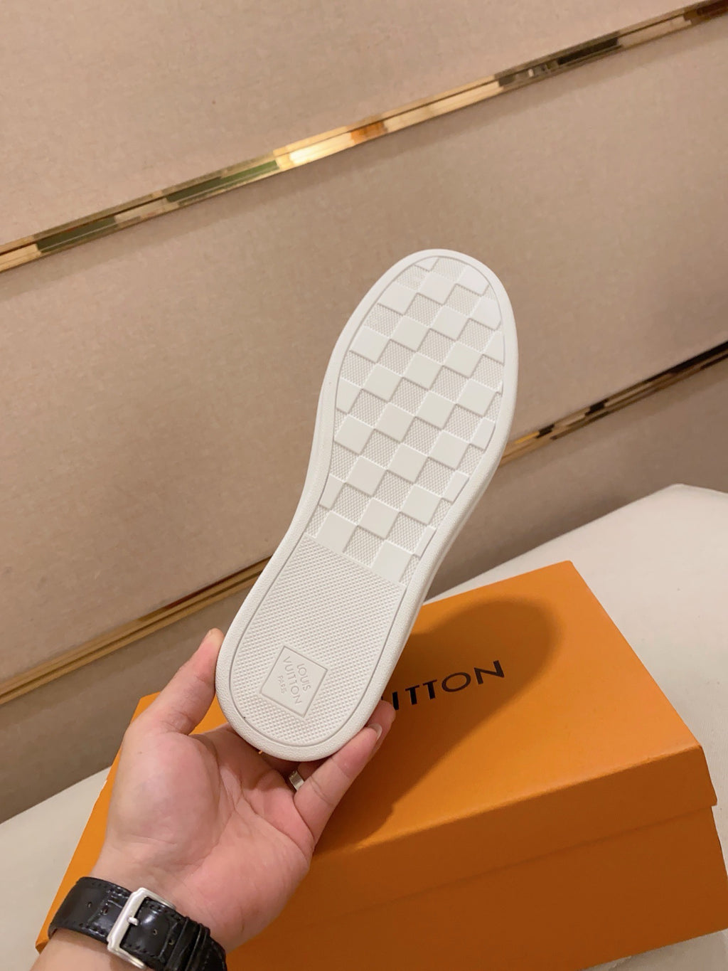 LV Rivoli Boot 'Monogram White Tan'