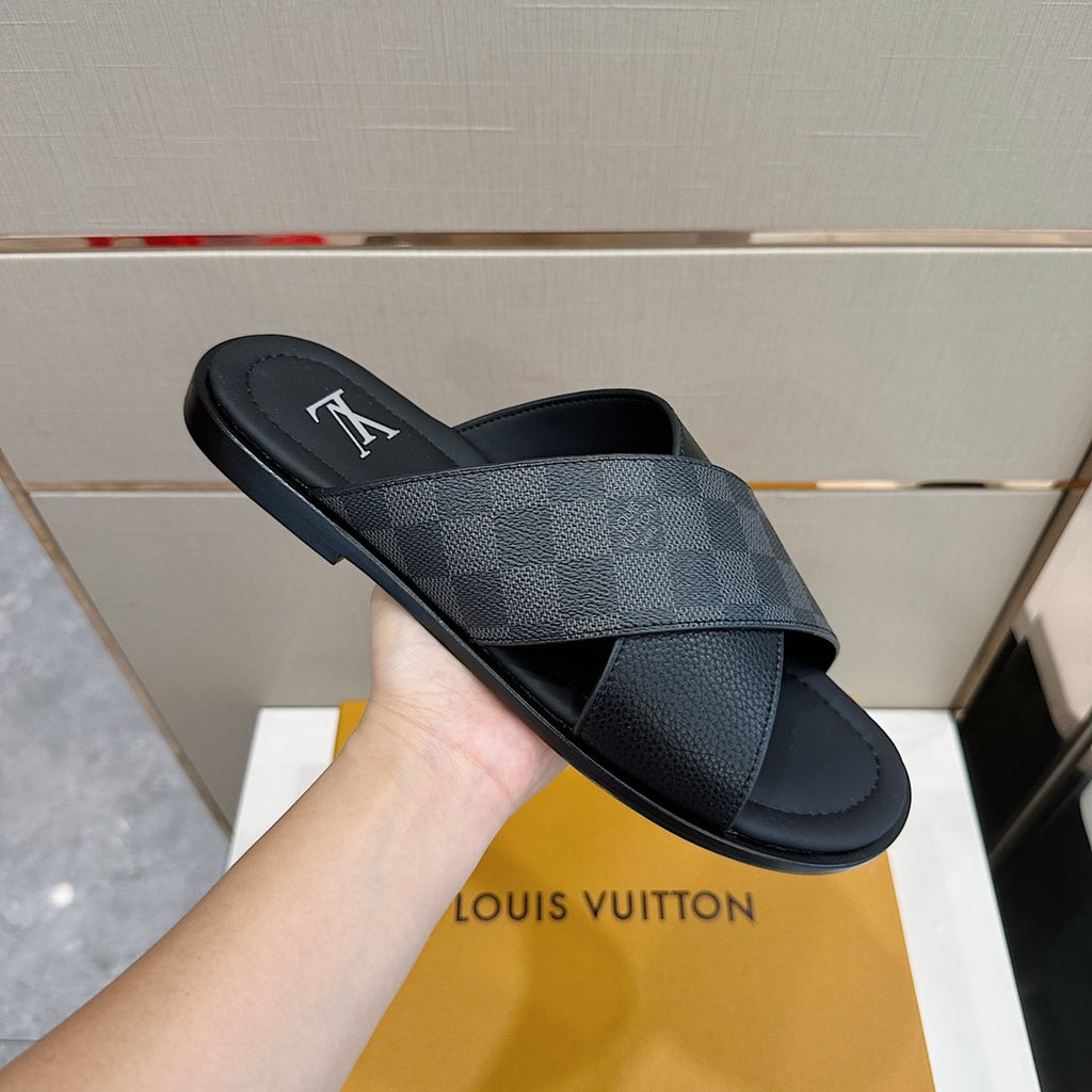 LV Panama Mule 'Damier Graphite'