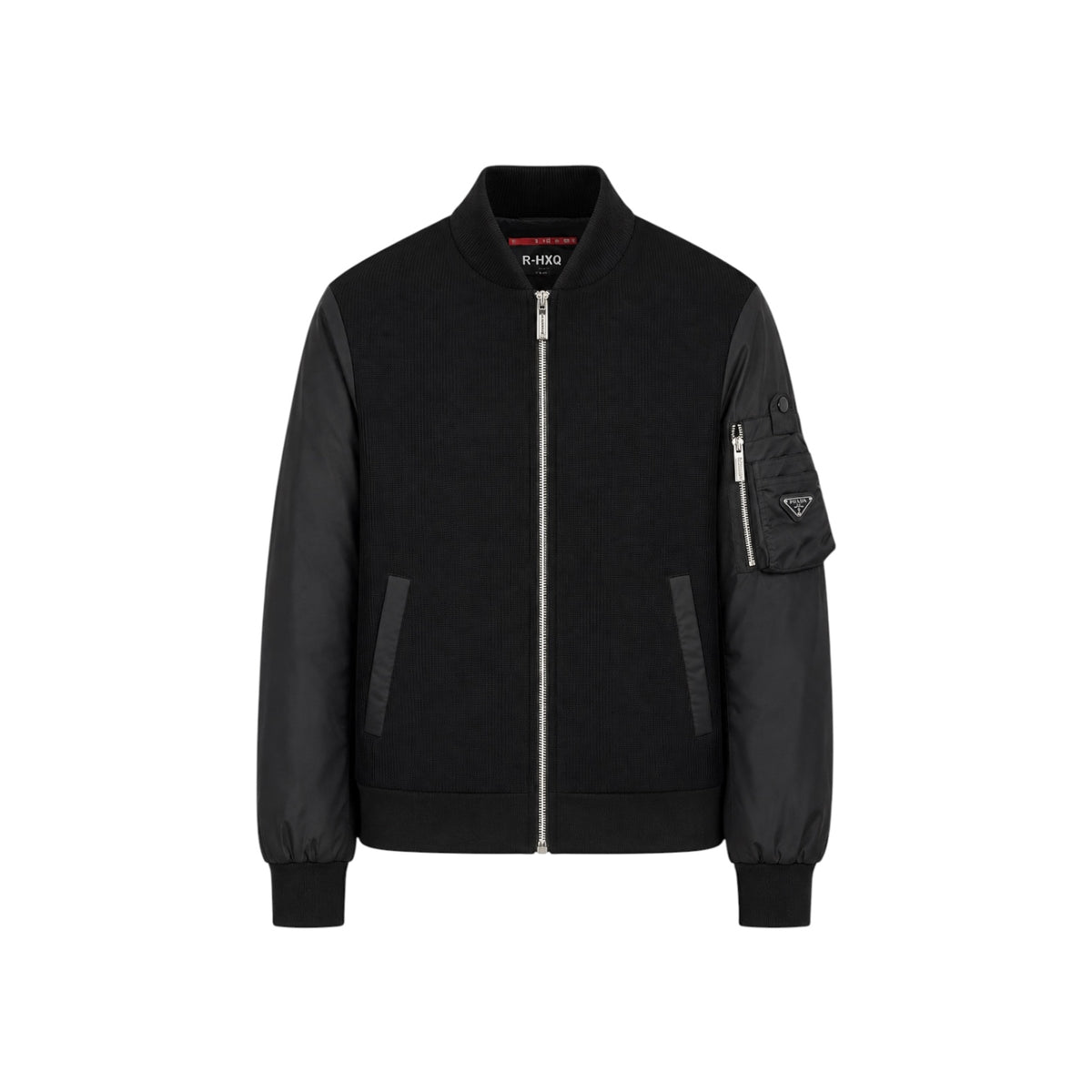 Prada Re-Nylon Bomber Jacket Black